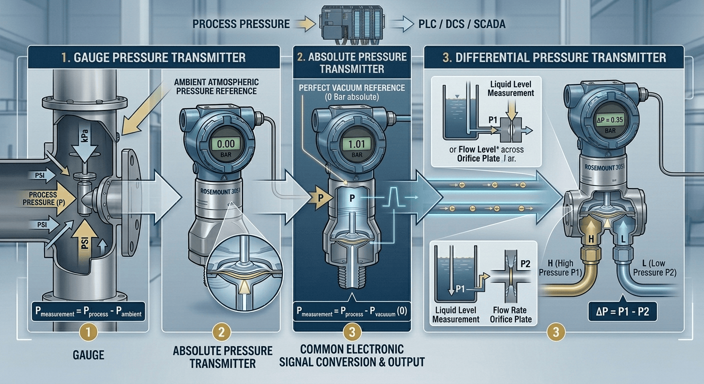 types of pressure transmitters - PAKCIA